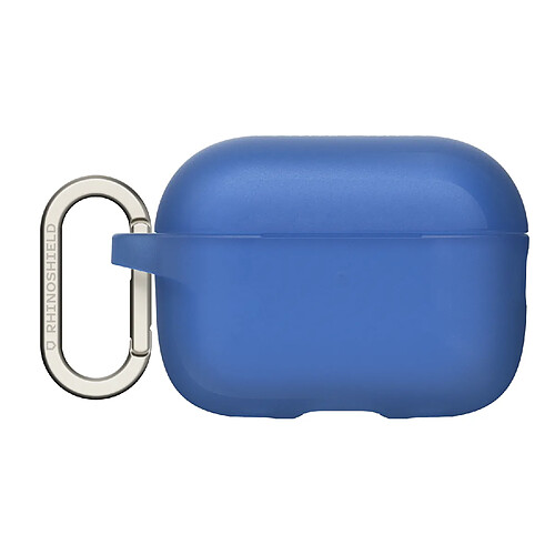 RHINOSHIELD Coque avec Mousqueton Compatible avec Apple [AirPods Pro] Protection de qualité Militaire Contre Les Chocs, résistante aux Rayures, Chargement sans Fil - [Bleu Cobalt, Standard Set]