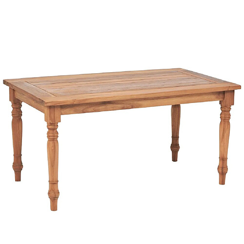 vidaXL Table basse Batavia Teck 90x50x45 cm