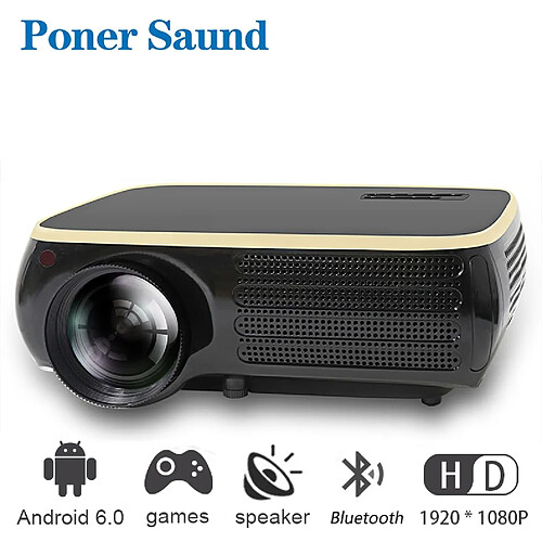 Universal Proyector Mini 4K portable 1920 * 1080p pour iPhone Full HD 1920 * 1080p Projecteur de film Android Home Cinéma | Projecteurs LCD