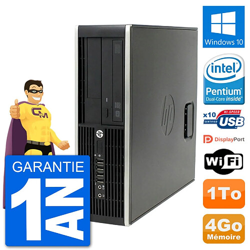 PC HP Compaq Pro 6300 SFF Intel G630 RAM 4Go Disque Dur 1To Windows 10 Wifi · Occasion