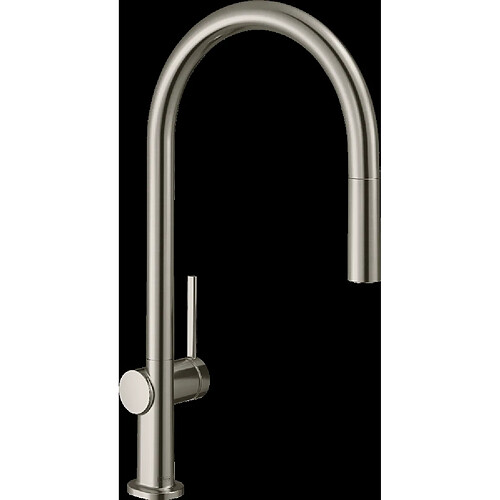 Mitigeur de cuisine HANSGROHE Talis M54 , avec douchette extractible 1 jet aspect acier inox - 72802800