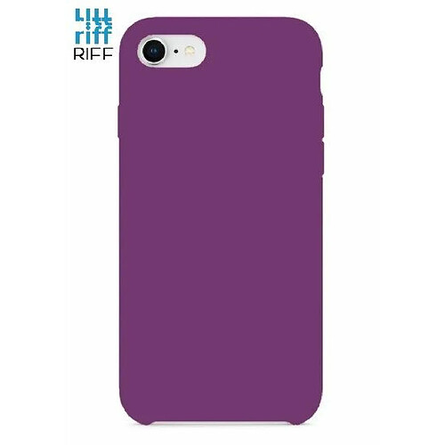 Riffi Coque Riff Thin & Soft en silicone avec intérieur en fibre souple pour Apple iPhone 7 / 8 / iPhone SE Violet