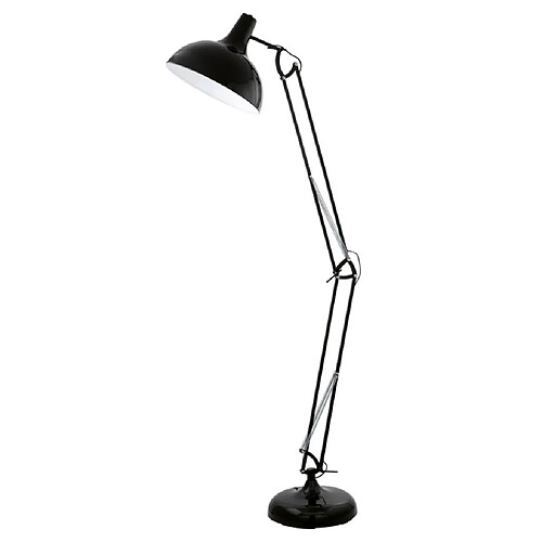 EGLO Lampadaire Borgillio noir 94698