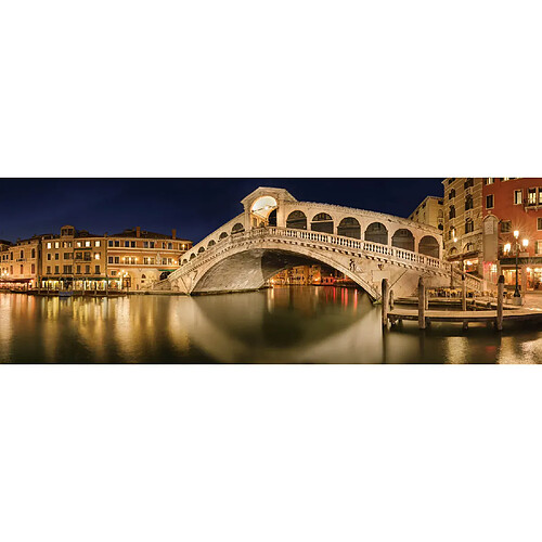 Schmidt Puzzle panoramique 1000 pièces : Pont du Rialto, Venise