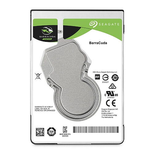 Seagate Technology Disque dur Seagate Barracuda 2,5" 500 GB HDD