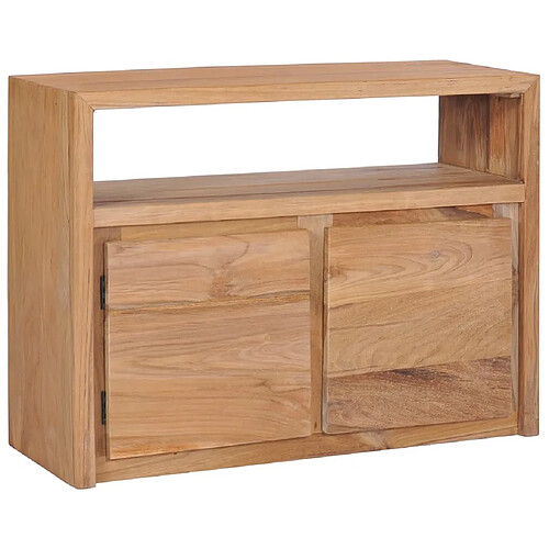 Maison Chic Buffet,Meuble de Rangement,commode pour salon,Cuisine 80x30x60 cm bois de teck massif -MN95395