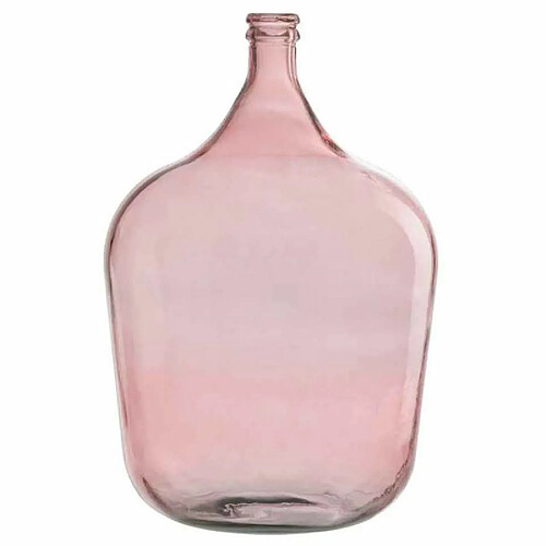 Paris Prix Vase Design en Verre Bouteille Déco 55cm Rose