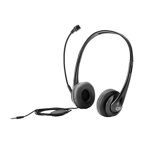 Stereo 3.5mm Headset HP - Micro-casque - sur-oreille - filaire - black jack - pour Chromebook 11 G8, 11A G8, 14 G6, Chromebook Enterprise 14 G6, Chromebook x360