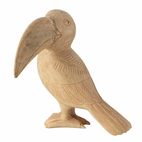 Paris Prix Statuette Déco en Bois Toucan 30cm Naturel