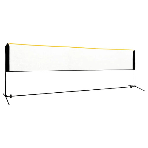 vidaXL Filet de badminton réglable 500x103x94-158 cm Métal