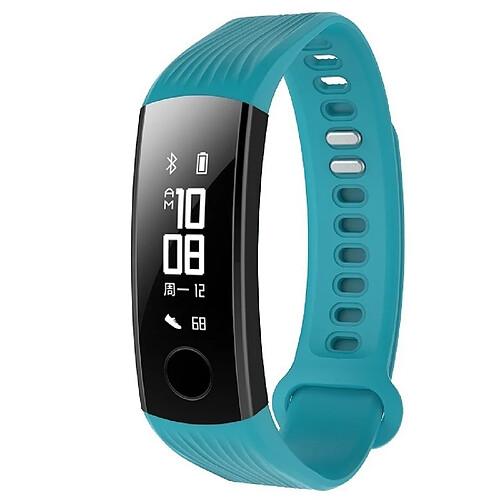 Wewoo Bracelet pour montre connectée Dragonne de remplacement en silicone Huawei Honor Band 3 bleu ciel