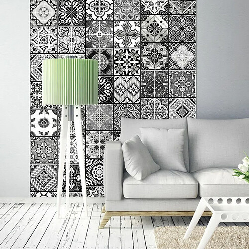 Paris Prix Papier Peint Arabesque Black & White 50x1000cm