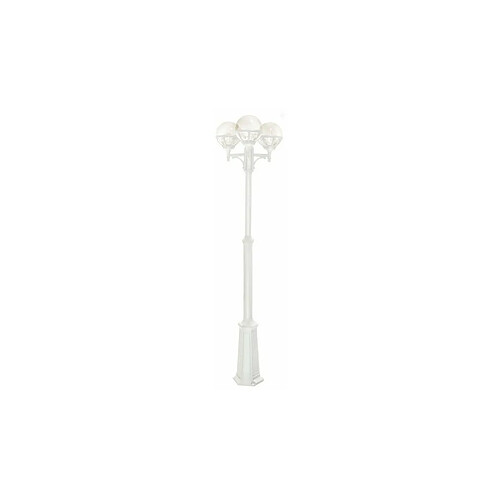 Boutica-Design Lampadaire exterieur Blanc BOLOGNA 3x46W Max