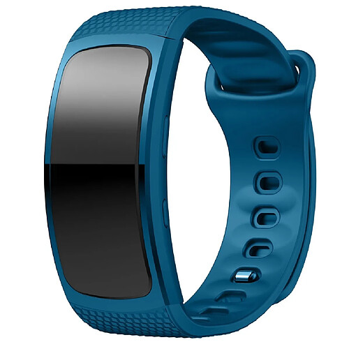 Wewoo Bracelet pour montre connectée en silicone Samsung Gear Fit2 SM-R360taille de la dragonne 150-213mm bleu