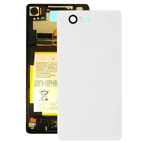 Wewoo Coque arrière blanc pour Sony Xperia Z3 Compact / D5803 pièce détachée Cache Batterie Arrière