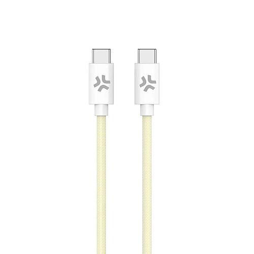 Câble USB-C Celly USBCUSBCCOTTYL Jaune 1,5 m