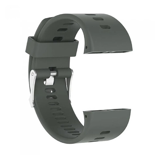 Wewoo Bracelet pour montre connectée Dragonne Sport en silicone POLAR V800 Gris