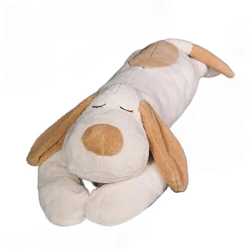 Universal 70 cm géant mignon doux vers le bas coton chien peluche coussin poupée peluche bébé coussin de sommeil accompagner petite amie | animaux en peluche (beige)