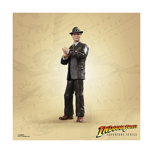 Hasbro Indiana Jones Adventure Series - Figurine Dr. Jürgen Voller (Le cadran de la destinée) 15 cm