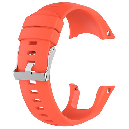 Wewoo Bracelet pour montre connectée Dragonne de remplacement en silicone SUUNTO Trainer Wrist HR Orange