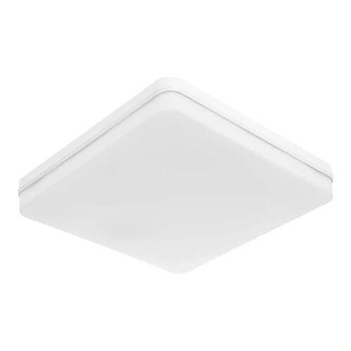 Plafond BISMUTH Carré 1x36W LED 3240lm 4000K L.23xL.23xH3,5cm Blanc