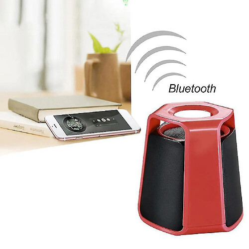 Universal YYH Portable Bluetooth haut-haut-parleur mini-soupasière sans fil Subwoofer Prise en charge de la carte TF