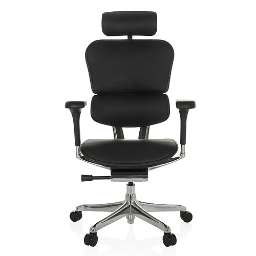 Chaise de bureau / Fauteuil de direction ERGOHUMAN GEN2 Cuir noir hjh OFFICE