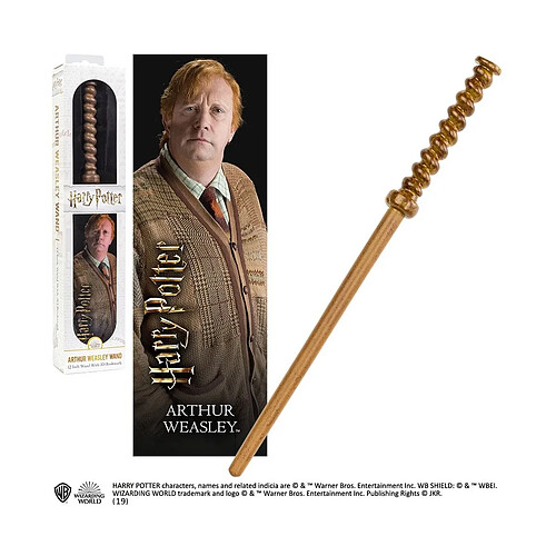 Noble Collection Harry Potter - Réplique baguette Arthur Weasley 30 cm