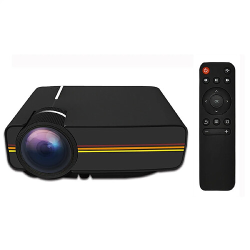 Wewoo Vidéoprojecteur LED Home Cinéma HD Projecteur 1,5-3m 50-100 pouces avec télécommandePrise en charge HDMIVGAAVSDUSBVersion autonome Noir