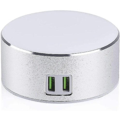 Universal Lampe intelligente LED tête de lit téléphone portable chargeur dimmable tête de lit/lumière de nuit niveau 3(Argent)