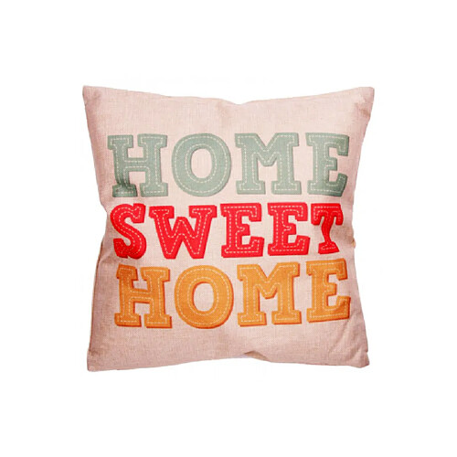 Magneticland Coussin tendance déco "Home Sweet Home" (43 x 43 cm)