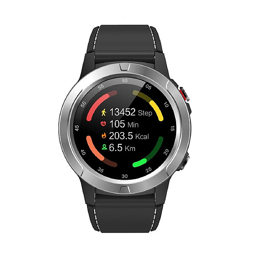 Wewoo Montre connectée Smartwatch à écran tactile couleur IPS 1,3 pouces SMA-M4étanche IP65prise en charge GPS / Cardio / moniteur de sommeil / pression artérielle argent