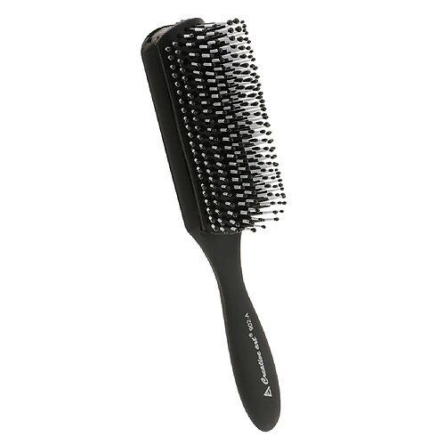 Outil De Brosse De Peigne De Coiffure Antistatique Réglable De Salon Noir #A