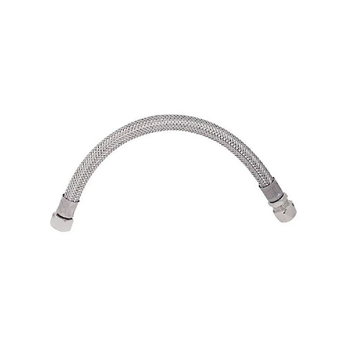 AXIS SOMATHERM Flexible Sanitaire en Inox ACS DN8 - Débit Standard - L 50cm - Raccord bicone pour Tube cuivre Ø 14 - Femelle droit