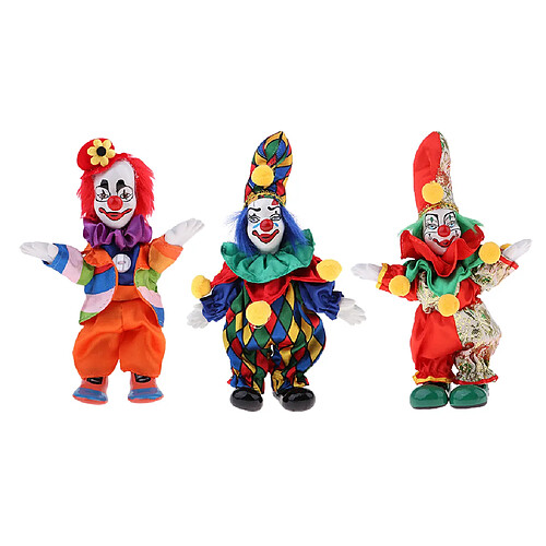 Poupées de porcelaine de clown