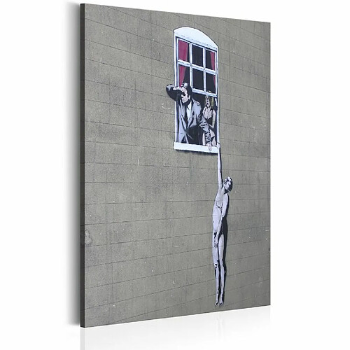 Paris Prix Tableau Imprimé Well Hung Lover - Banksy 40 x 60 cm