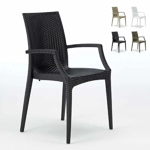 Grand Soleil Chaises de jardin fauteuil accoudoirs ba