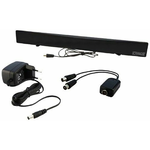 Schwaiger DTA1000011 Antenne TNT active d'intérieur DVB-T/FM/VHF/UHF