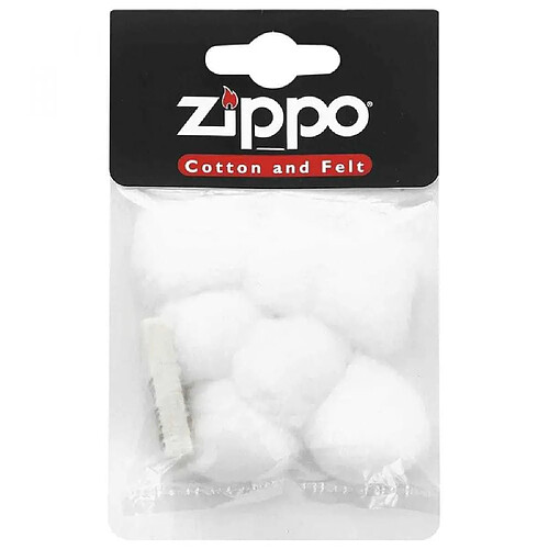 Coton à Zippo de remplacement + Feutrine