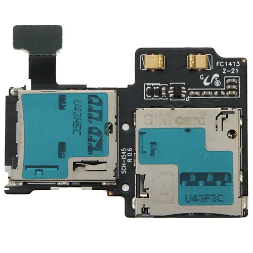 Wewoo Tiroir de Carte SIM pour Samsung Galaxy S4 / i545 Câble flexible Flex Cable Slot Flex