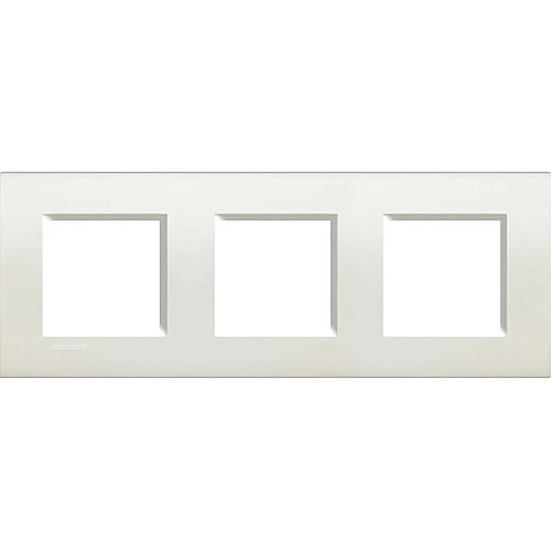 Ledkia Platine Carée 3x2 Modules BTicino Living Light LNA4802M3BI Blanc