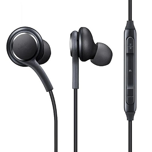 GUPBOO Écouteurs stéréo de sport intra-auriculaires avec casque filaire micro 3,5 mm pour Samsung Galaxy S8 S8 Plus