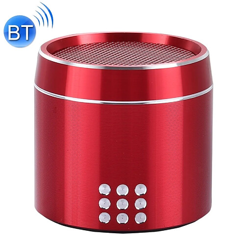 Wewoo Mini enceinte Bluetooth rouge pour iPhone, Samsung, HTC, Sony et autres Smartphones Haut-parleur stéréo sans fil True Portable Mini avec indicateur LED Sling