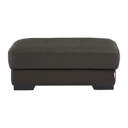 Vente-Unique Pouf en cuir METROPOLITAN II - Marron