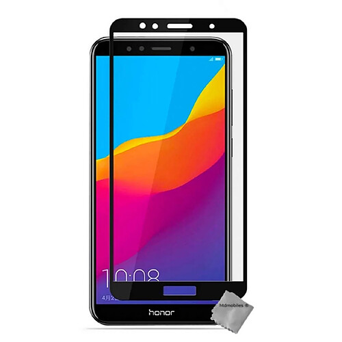 Htdmobiles Film de protection vitre verre trempe incurve integral pour Huawei Y6 (2018) - NOIR