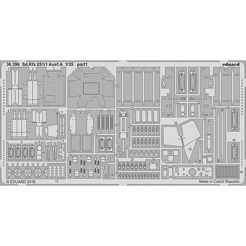 Sd.Kfz 251/1 Ausf.A for ICM - 1:35e - Eduard Accessories