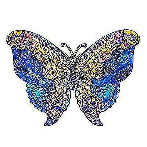 Universal Butterfly Wooden Jigsaw Puzz Puzz Piece pour les enfants et les adultesï¼A4ï¼ ‰