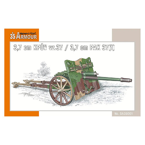 Special Hobby Accessoire pour maquette char : Canon KPUV VZ.37 PAK 37