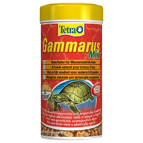 Aliment Naturel Gammarus Mix pour Tortues d'Eau - Tetra - 250ml