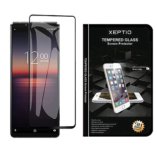 Xeptio Sony Xperia 1 III 5G vitre protection écran noir